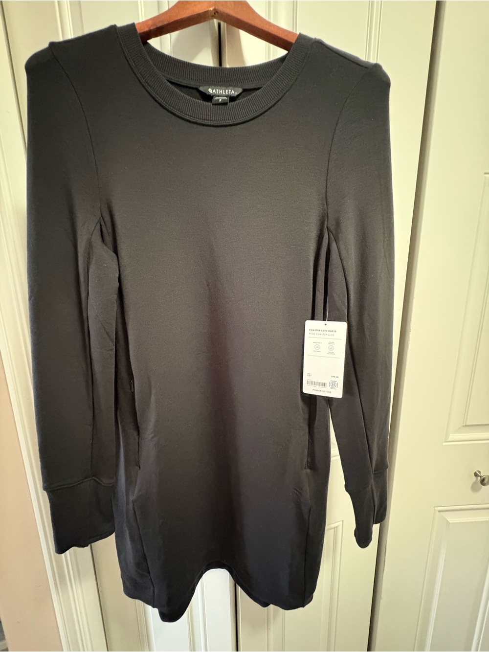 Athleta Black Coaster Luxe Dress Size Small